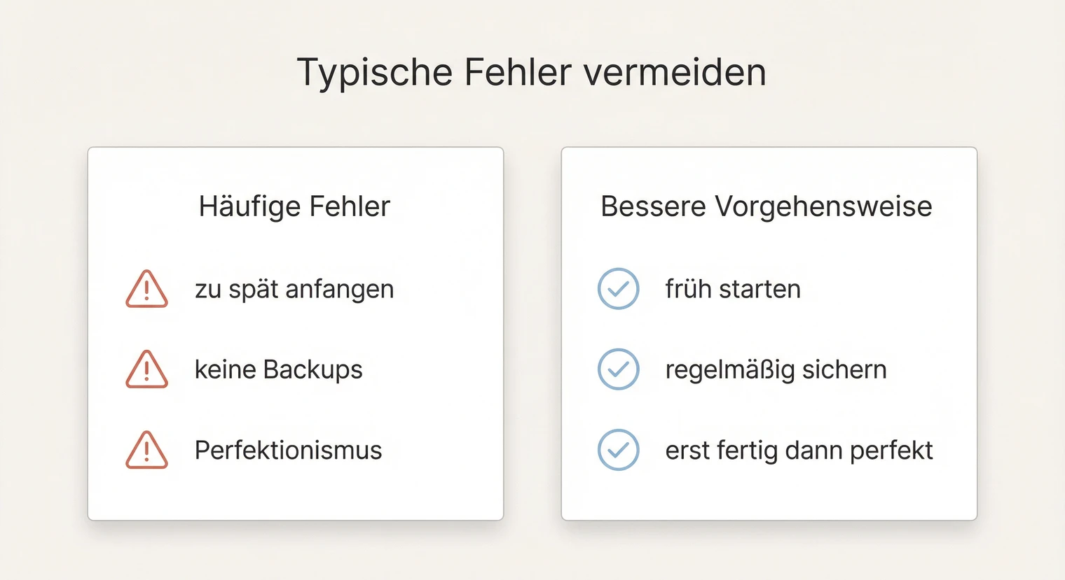 Typische Fehler beim Bachelorarbeit schreiben und konkrete Lösungen | BachelorHero