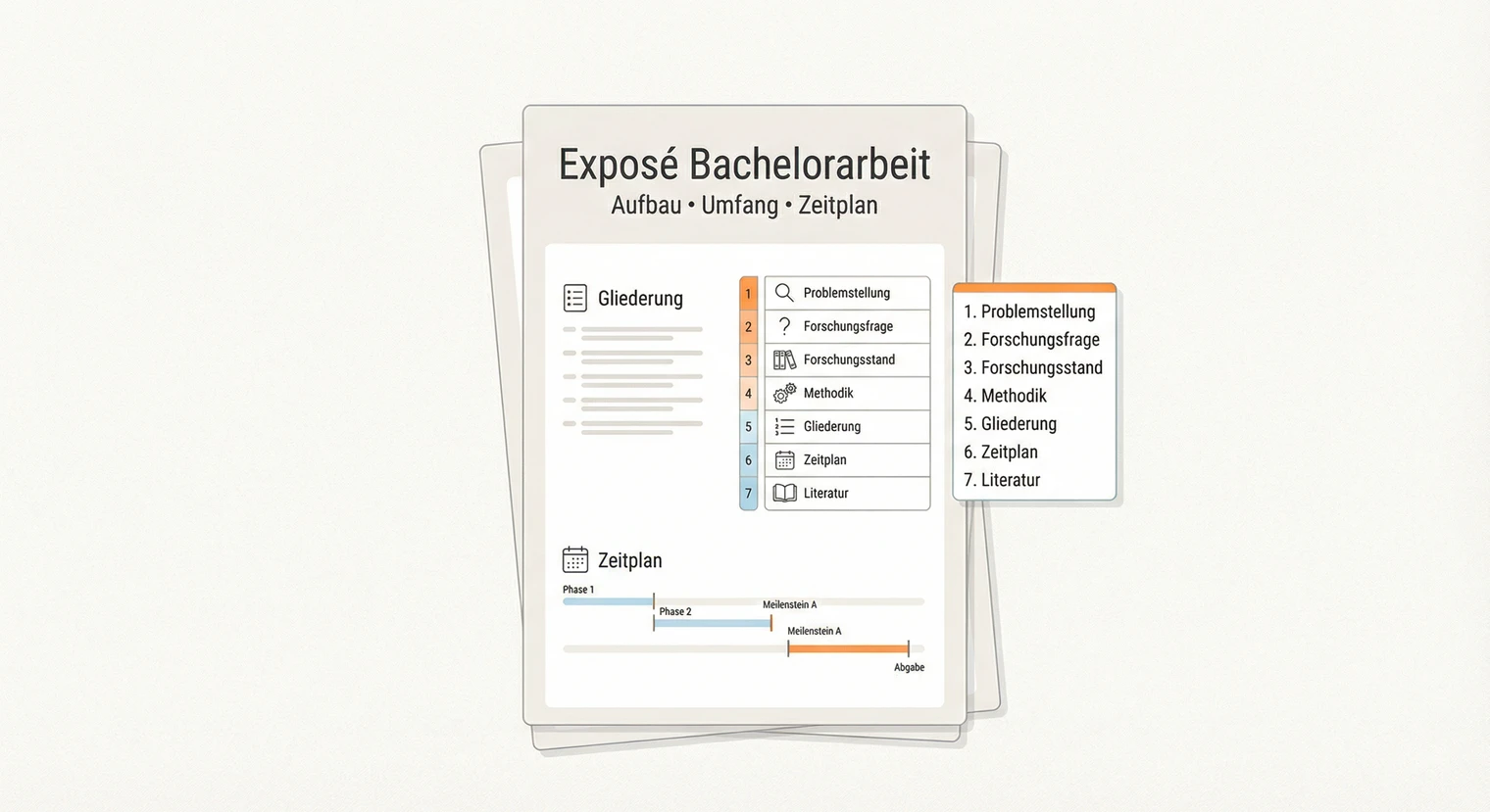Exposé Bachelorarbeit: Aufbau, Umfang & Beispiel 2026 | BachelorHero