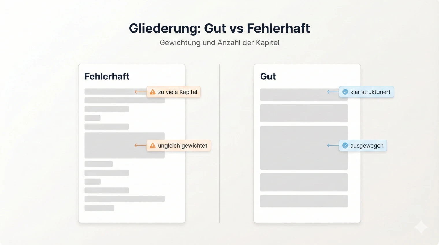 Typische Gliederungsfehler vermeiden | BachelorHero