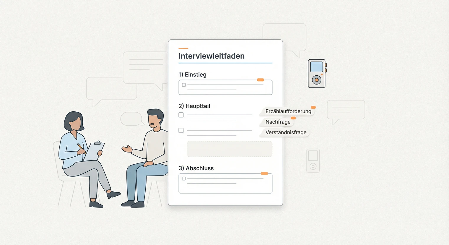 Interviewleitfaden Bachelorarbeit 2026: Aufbau, Fragen & Pretest | BachelorHero