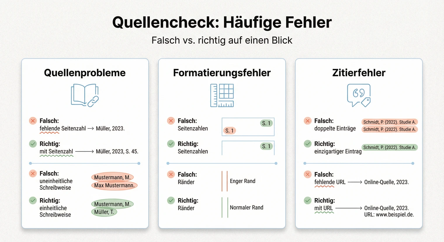 Häufige Fehler beim Korrekturlesen: Tippfehler, fehlende Quellen, Formatierung | BachelorHero