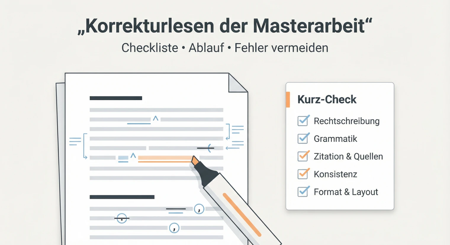 Korrekturlesen der Masterarbeit | BachelorHero