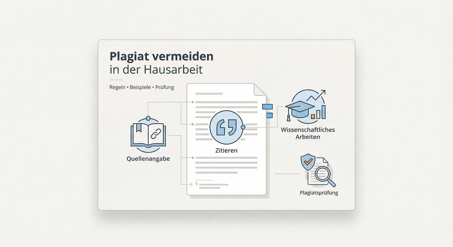 Plagiat vermeiden Hausarbeit 2026: Regeln, Beispiele & Check | BachelorHero