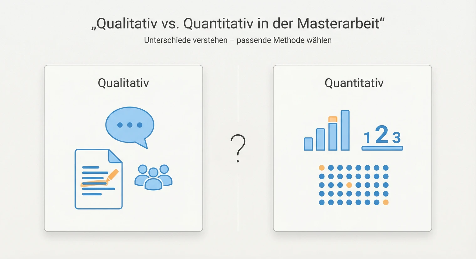 Qualitative & quantitative Forschung Masterarbeit 2026 | BachelorHero