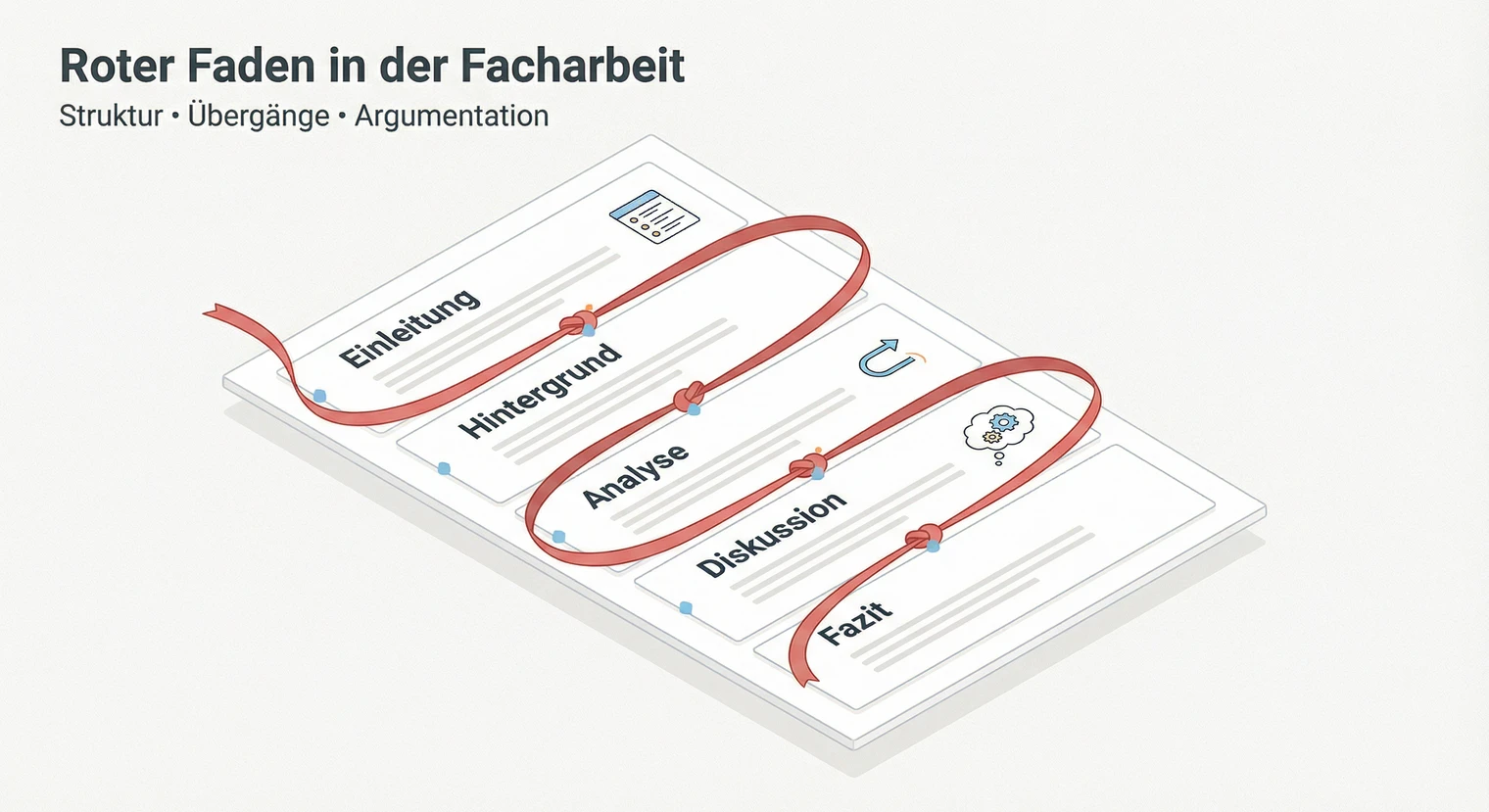 Roter Faden Facharbeit 2026: Struktur, Übergänge & Argumentation | BachelorHero