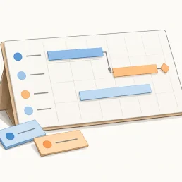Gantt-Diagramm Projektarbeit: Abhängigkeiten visualisieren | BachelorHero