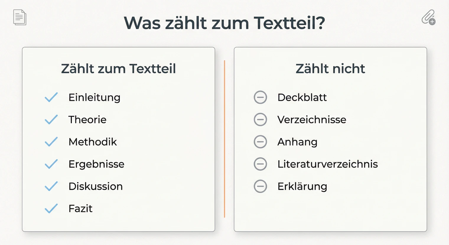 Was zählt zum Textteil der Masterarbeit: Einleitung bis Fazit | BachelorHero
