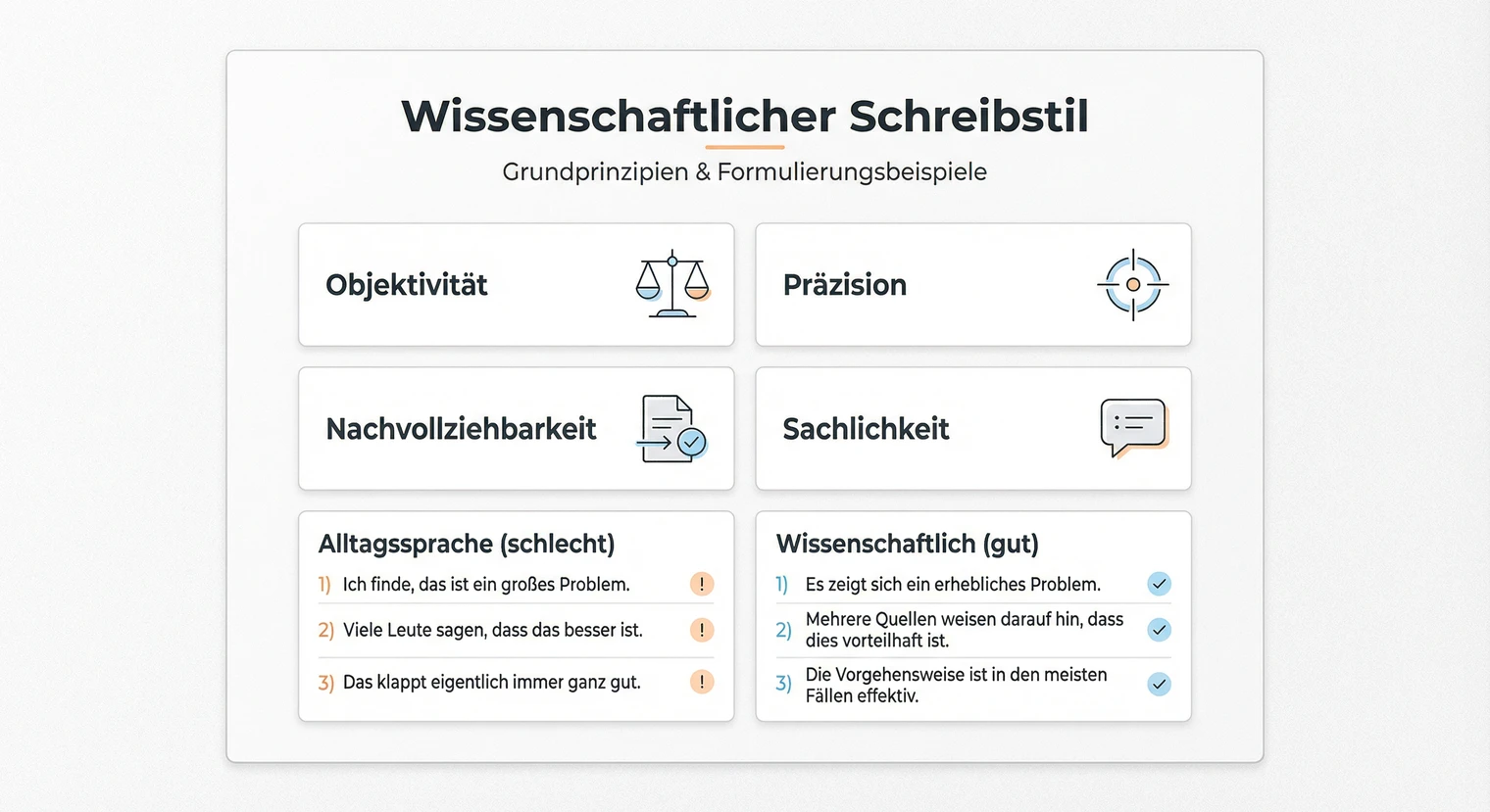Wissenschaftlicher Schreibstil | BachelorHero