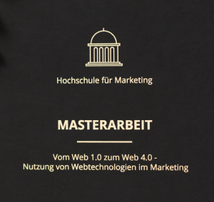 Deckblatt / Prägung Vorlage