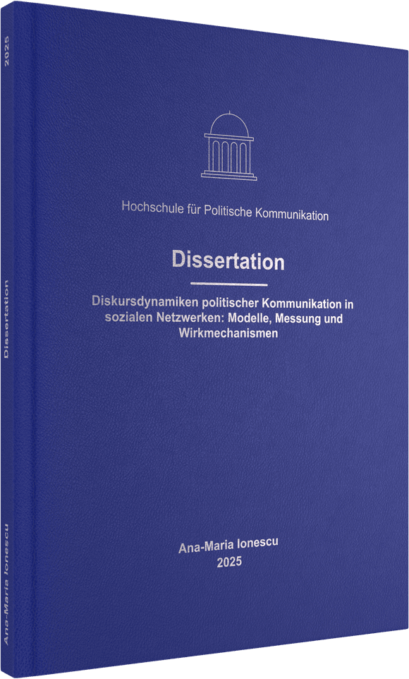 Hardcover mit Prägung in Silber