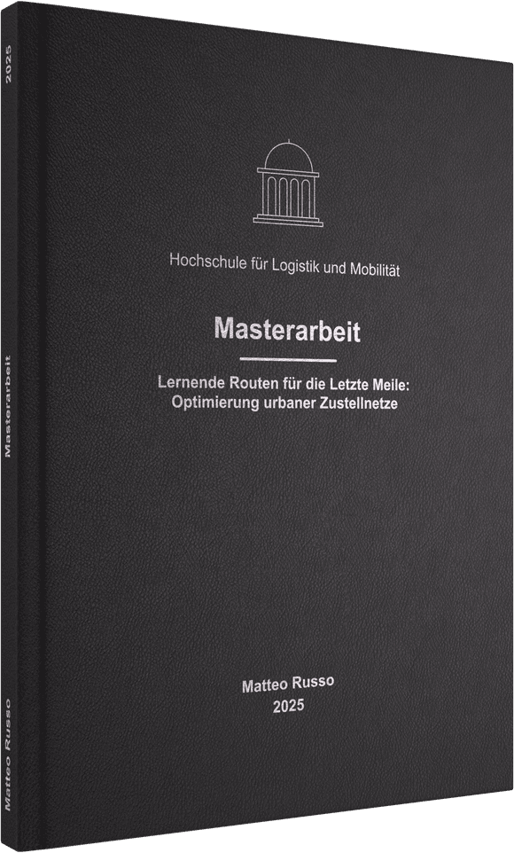 Hardcover mit Prägung in Silber