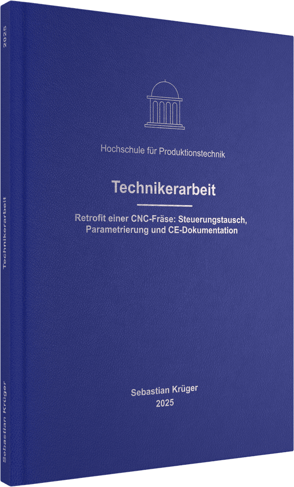 Hardcover mit Prägung in Silber