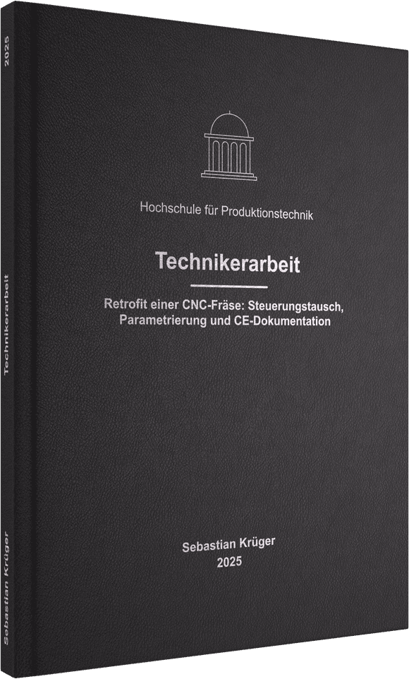 Hardcover mit Prägung in Silber